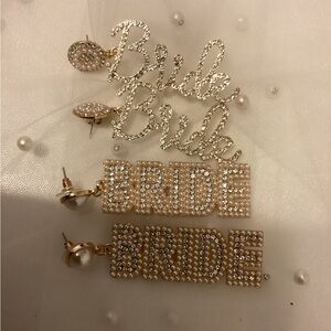 Bride earrings